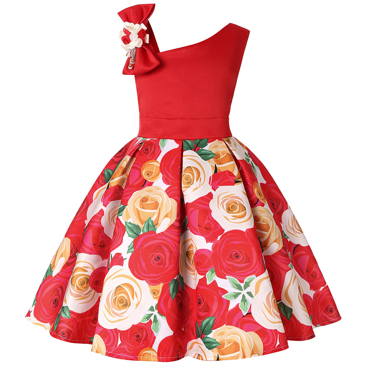 Girls' Dresses Girls' Princess Dresses Digital Print Children's Dresses from Eternal Gleams