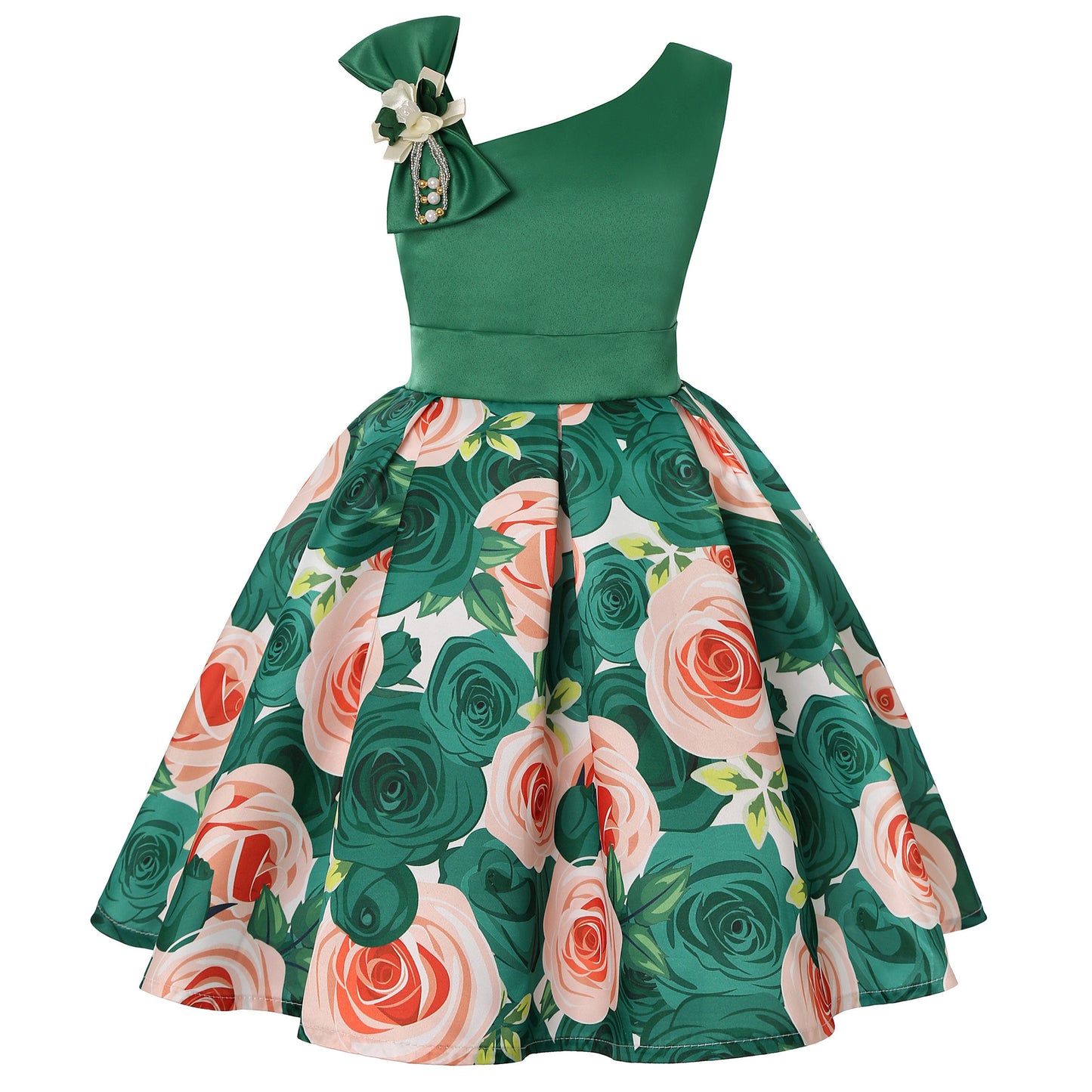 Mädchenkleider, Mädchen-Prinzessinnenkleider, Digitaldruck-Kinderkleider