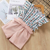 Cute T-Shirt and Shorts Suit for Baby Girls from Eternal Gleams.