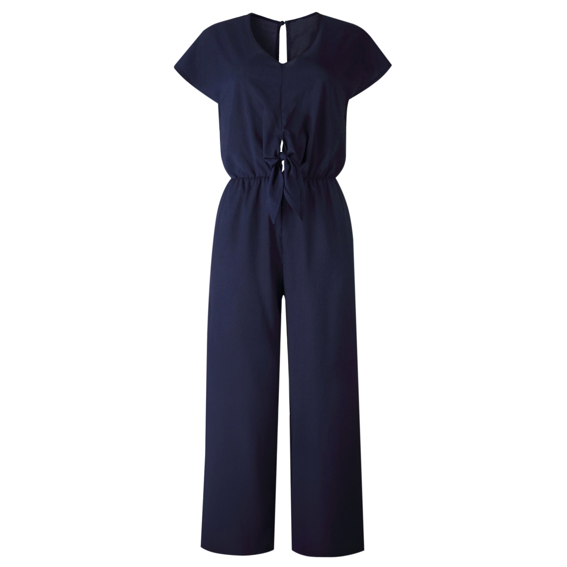 Dare to Flaunt: High Waist Lace-up Jumpsuit from Eternal Gleams