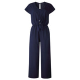 Dare to Flaunt: High Waist Lace-up Jumpsuit from Eternal Gleams