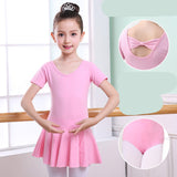 Children's Dance Clothes, Girls' Practice Clothes, Girls Short-sleeved Tutu from Eternal Gleams