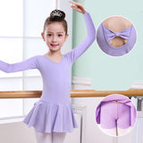 Children's Dance Clothes, Girls' Practice Clothes, Girls Short-sleeved Tutu from Eternal Gleams