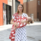 Cotton Printed Baby Sling Bag With Horizontal And Vertical Hug