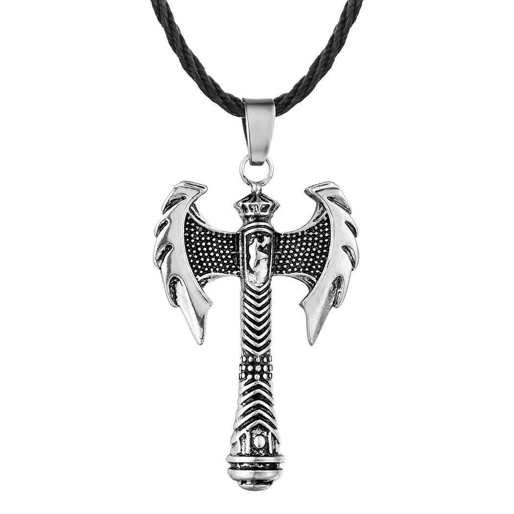 Ancient Greek Viking Axe Necklace - Unique and Stylish Jewelry for Men