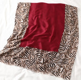 Wild Elegance: Leopard Print Gauze Scarf from Eternal Gleams