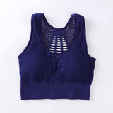 Breathable Mesh Yoga Running Bra - Women's Activewear