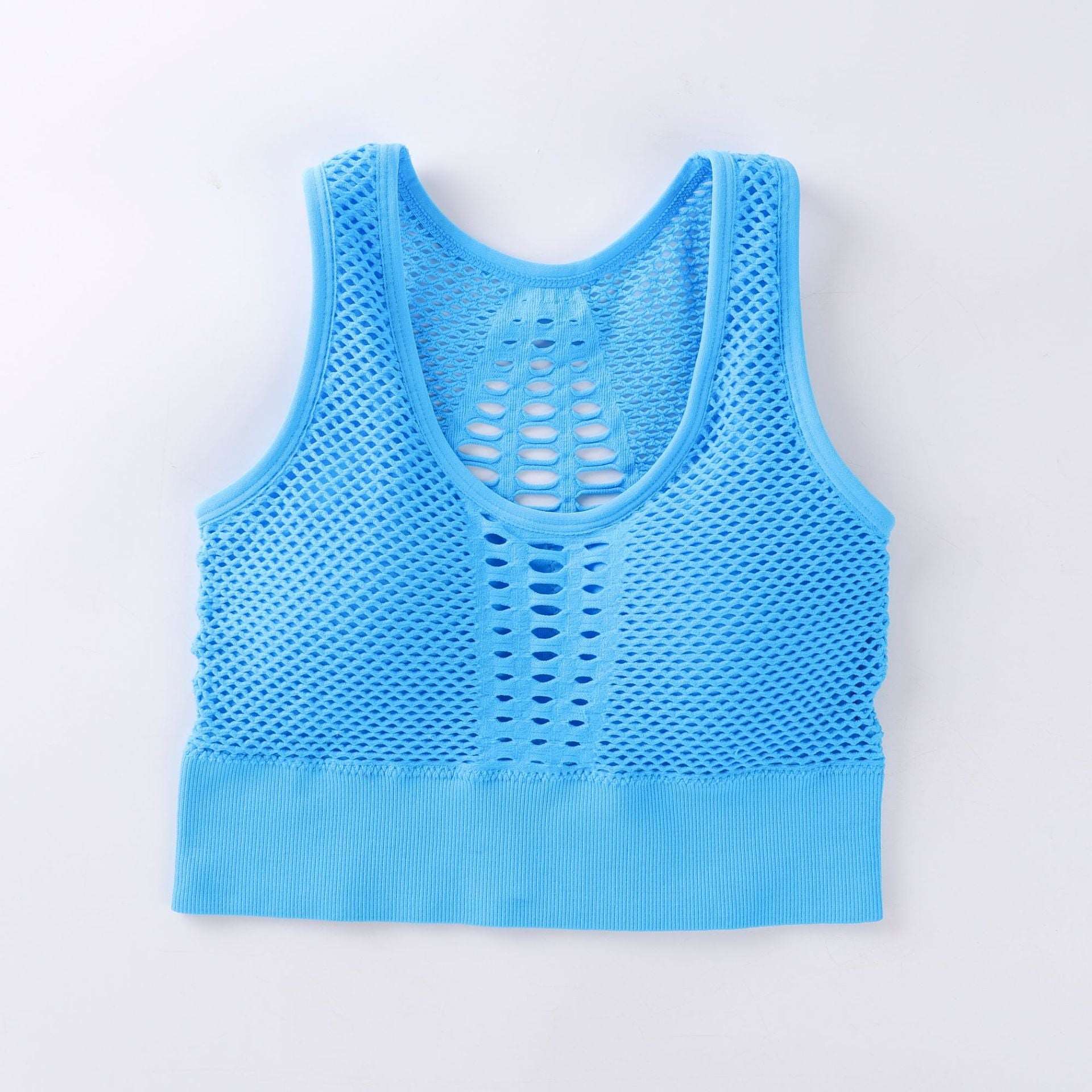 Breathable Mesh Yoga Running Bra - Women's Activewear