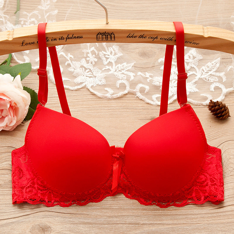 Small Chest Gathered Bra With Underwire from Eternal Gleams