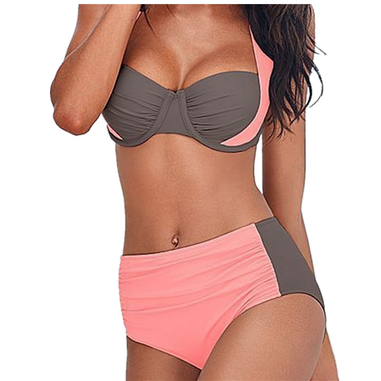 Euro Chic High Waist Bikini - Women's Swimwear from Eternal Gleams