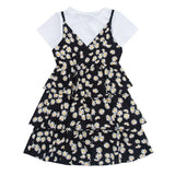 Children dress - Charming Floral Print Dress for Girls from Eternal Gleams.