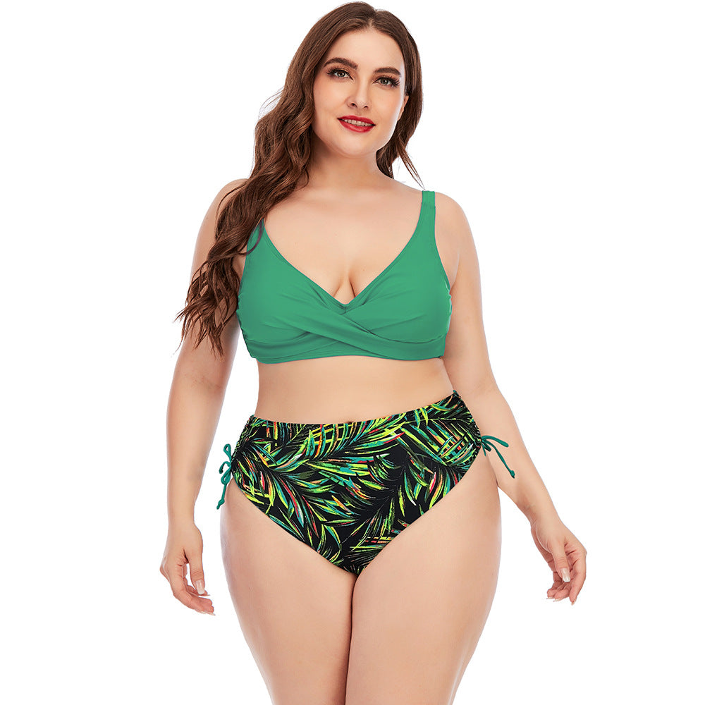 Siren Splendor: Custom European & American Plus Size Two Piece Swimwear from Eternal Gleams