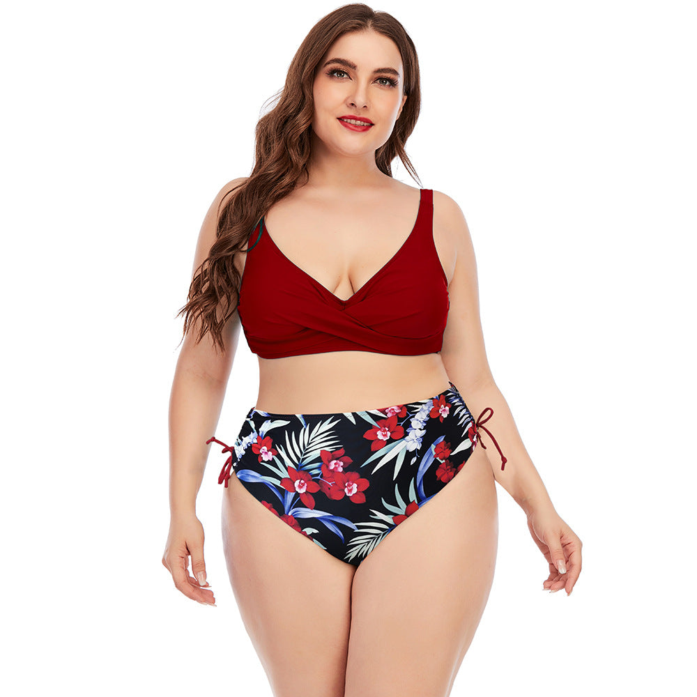 Siren Splendor: Custom European & American Plus Size Two Piece Swimwear from Eternal Gleams