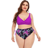 Siren Splendor: Custom European & American Plus Size Two Piece Swimwear from Eternal Gleams