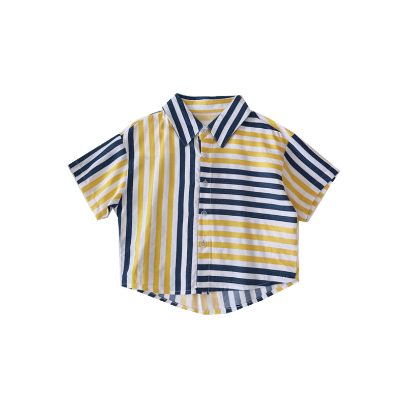 Boys' Summer Children'S Short-Sleeved Shirts And Children'S Tops from Eternal Gleams