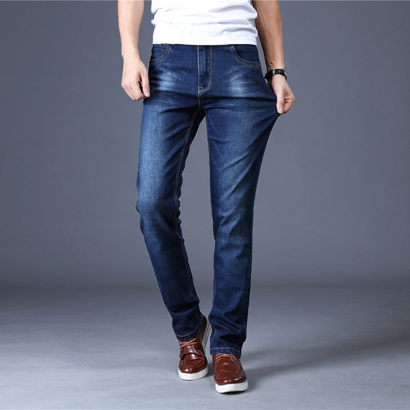 Men's Jeans Slim / Straight-leg Stretch Trousers from Eternal Gleams