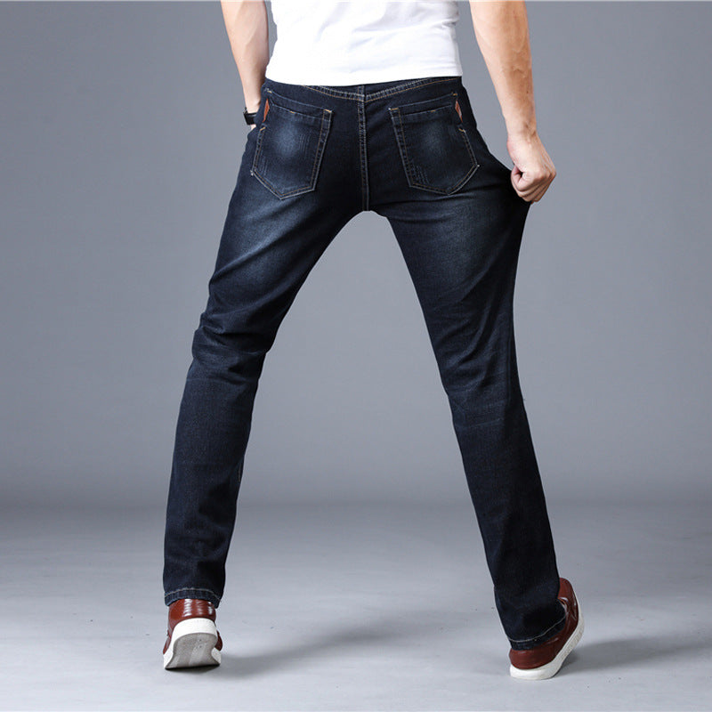 Men's Jeans Slim / Straight-leg Stretch Trousers from Eternal Gleams