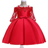 Elegant Off-Shoulder Princess Dress for Girls from Eternal Gleams.