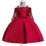 Elegant Off-Shoulder Princess Dress for Girls from Eternal Gleams.