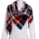 Chic Geometric Elegance: Women's Triangle Scarf from Eternal Gleams