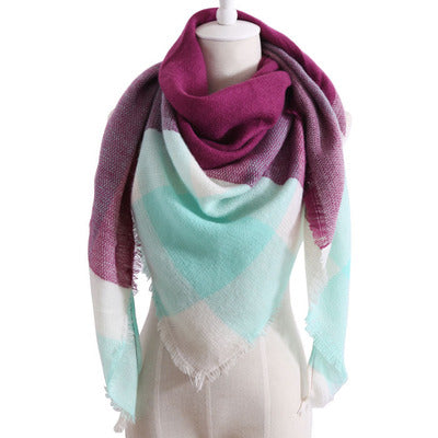 Chic Geometric Elegance: Women's Triangle Scarf from Eternal Gleams