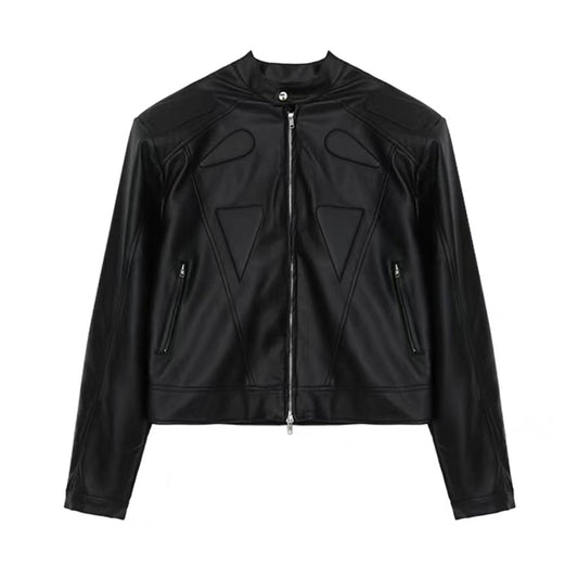 Urban Edge Leather Shoulder Jacket for Men from Eternal Gleams