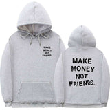 Letter printed Hoodie men's and women's fleece hoodies from Eternal Gleams