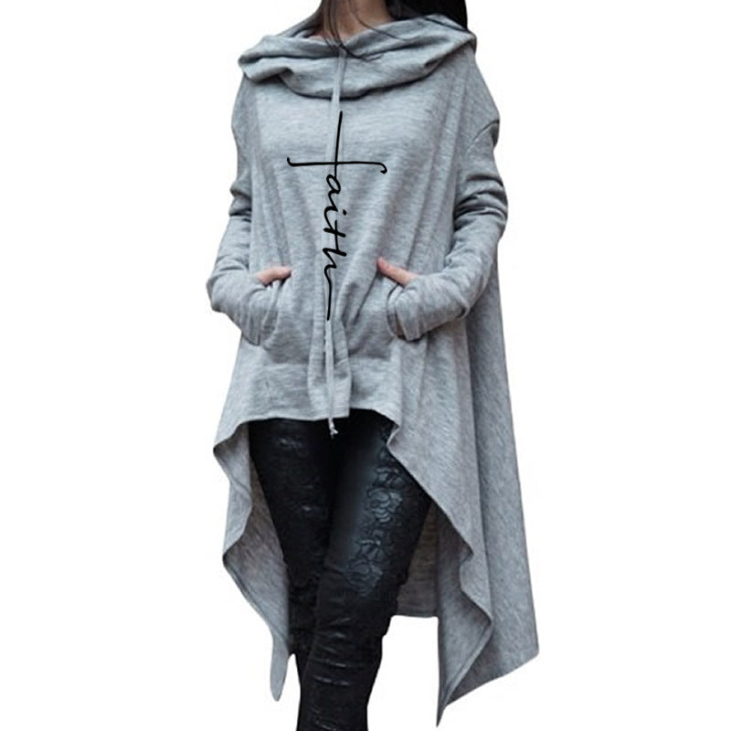 Long embroidered cloak hooded sweater from Eternal Gleams