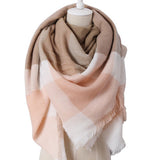 Chic Geometric Elegance: Women's Triangle Scarf from Eternal Gleams