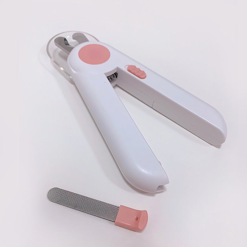 Illuminate & Trim: LED Pet Nail Clipper from Eternal Gleams