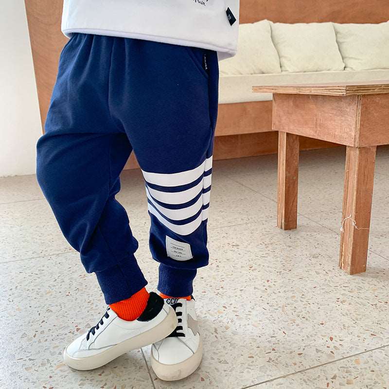 Boys' comfortable casual pants sports trousers