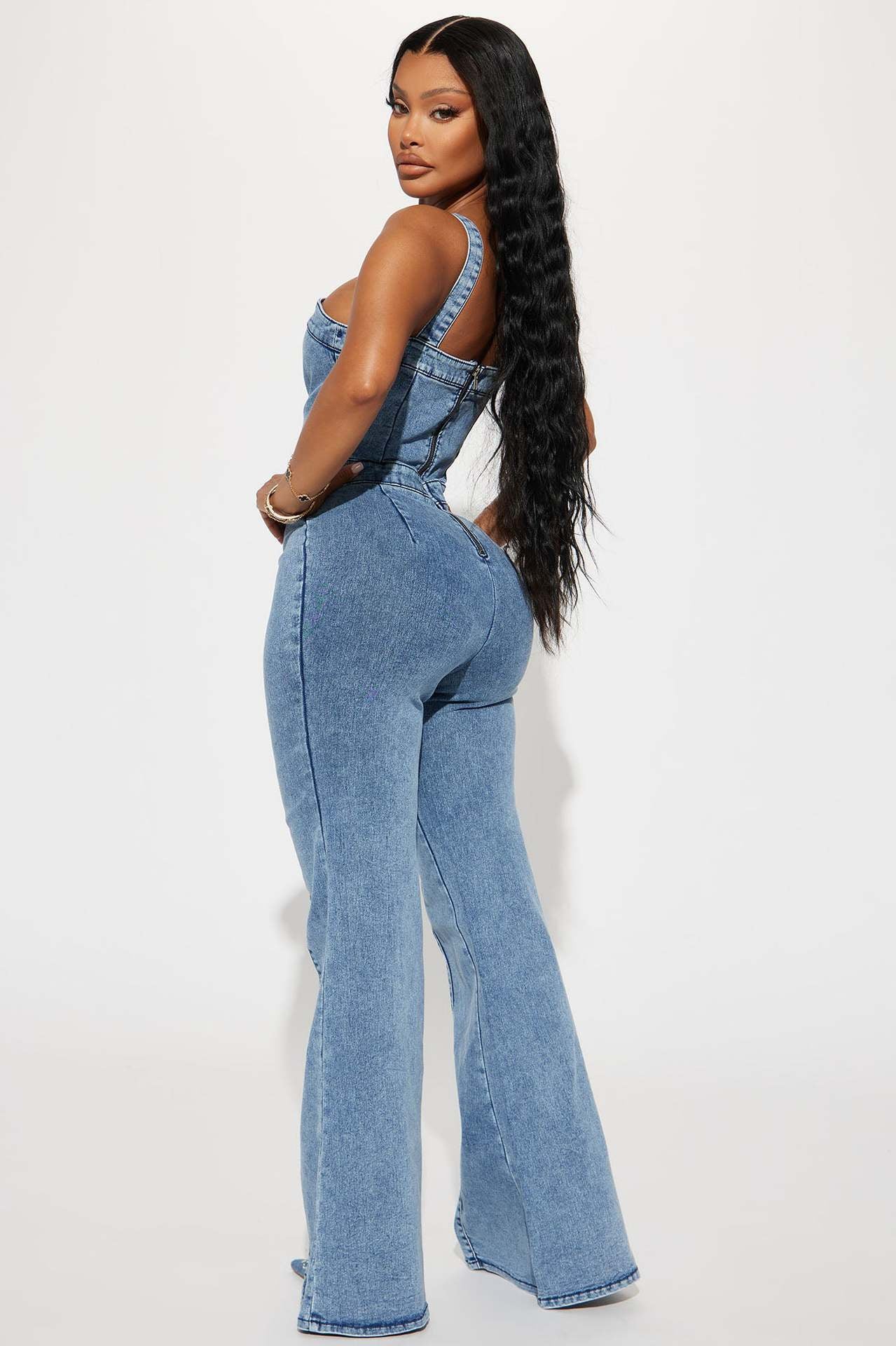 Chic Slim Fit Suspender Jumpsuit Pants from Eternal Gleams