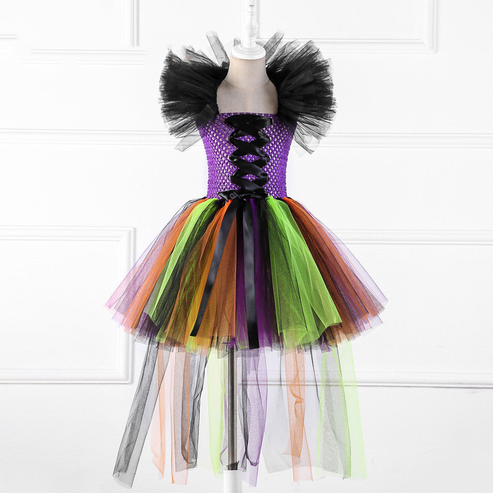 Magical Halloween Wizard Dress for Girls from Eternal Gleams.