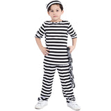 Striped parent-child prisoner costume from Eternal Gleams