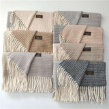 Luxury Cashmere Feel Scarf - Unisex Couple Scarf