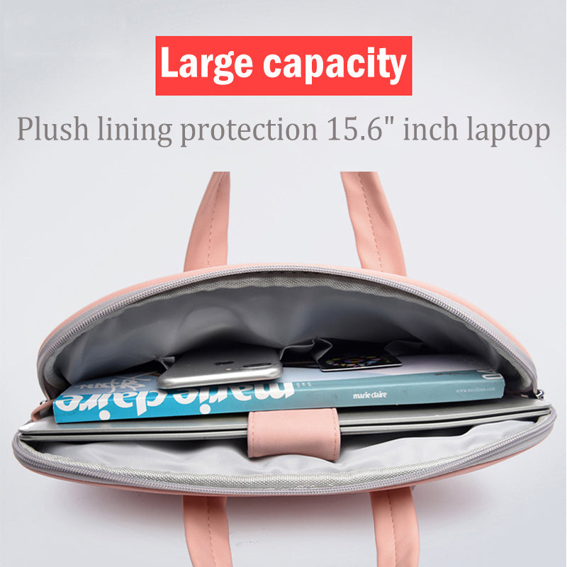 PU Leather Laptop Bag for Business and Travel - Stylish and Durable from Eternal Gleams