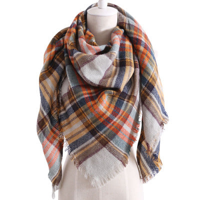 Chic Geometric Elegance: Women's Triangle Scarf from Eternal Gleams