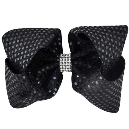 Large sparkly bow clip with drill (12 pieces Set)