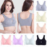 Cotton Anti-expansion Anti-Sag Gathering Adjustment Sports Bra from Eternal Gleams