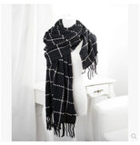 Cozy Checkered Wool Scarf for Winter from Eternal Gleams