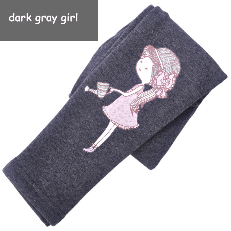 CozyChic Fleece Girls' Winter Leggings from Eternal Gleams