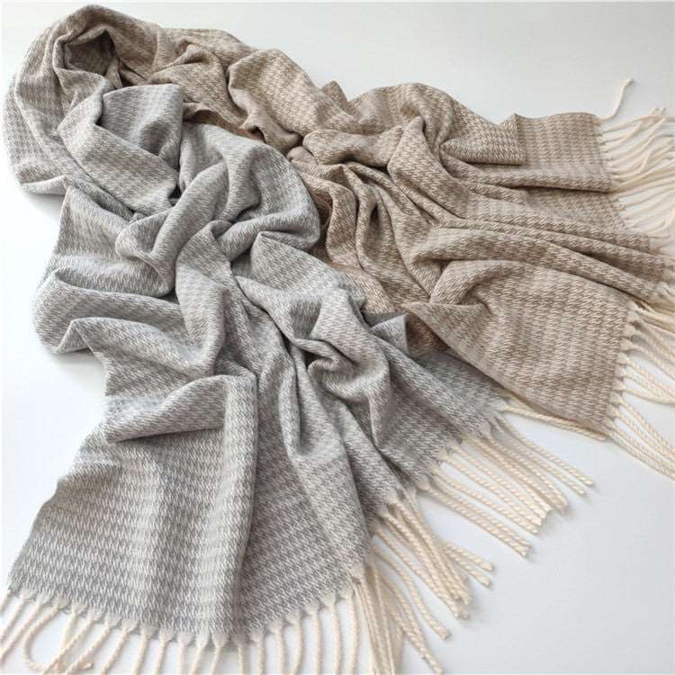 Luxury Cashmere Feel Scarf - Unisex Couple Scarf