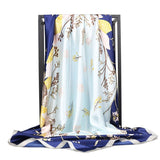 Elegance in Silk: Large Square Simulation Silk Scarf from Eternal Gleams