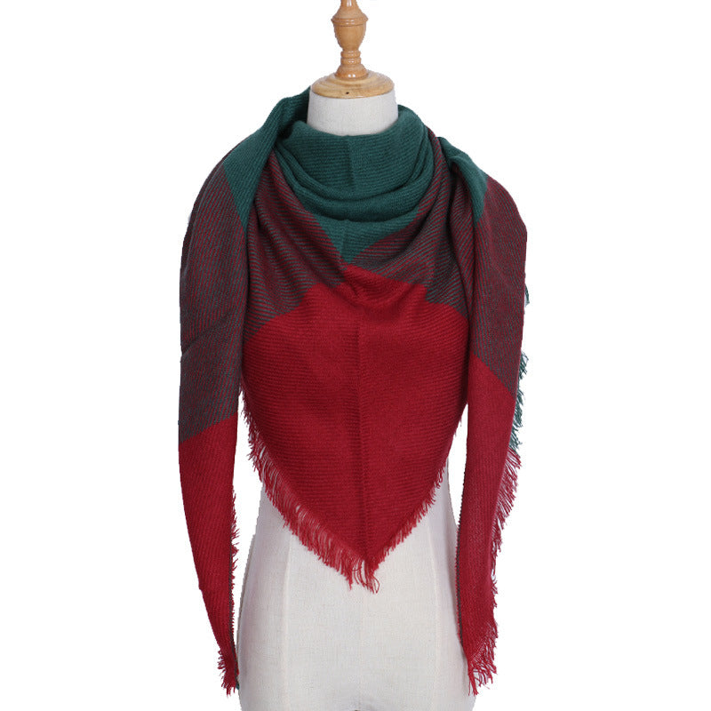 Chic Geometric Elegance: Women's Triangle Scarf from Eternal Gleams