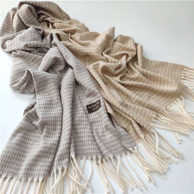 Luxury Cashmere Feel Scarf - Unisex Couple Scarf