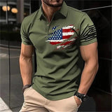 American Dream Dynamic Striped Spring Men's Casual Shirt