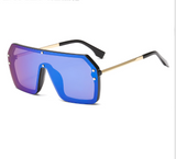 Oversized Square Sunglasses - Mirrored UV400 - Bold Style from Eternal Gleams