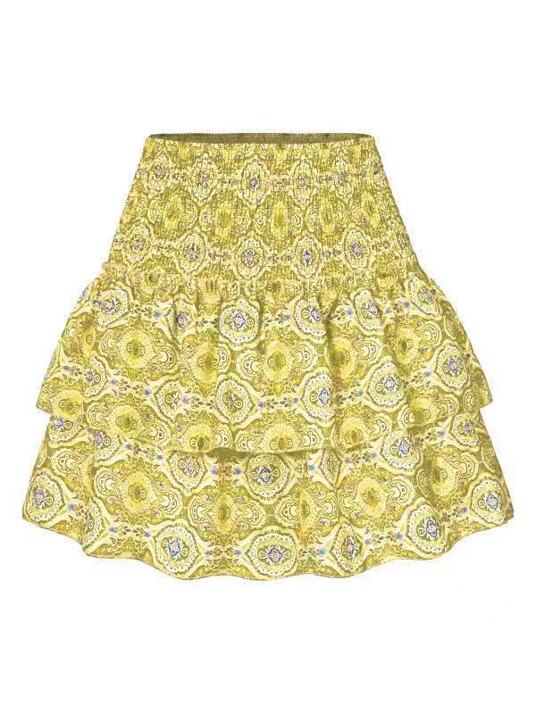 Leisure Versatile Lotus Leaf Women's Skirt from Eternal Gleams