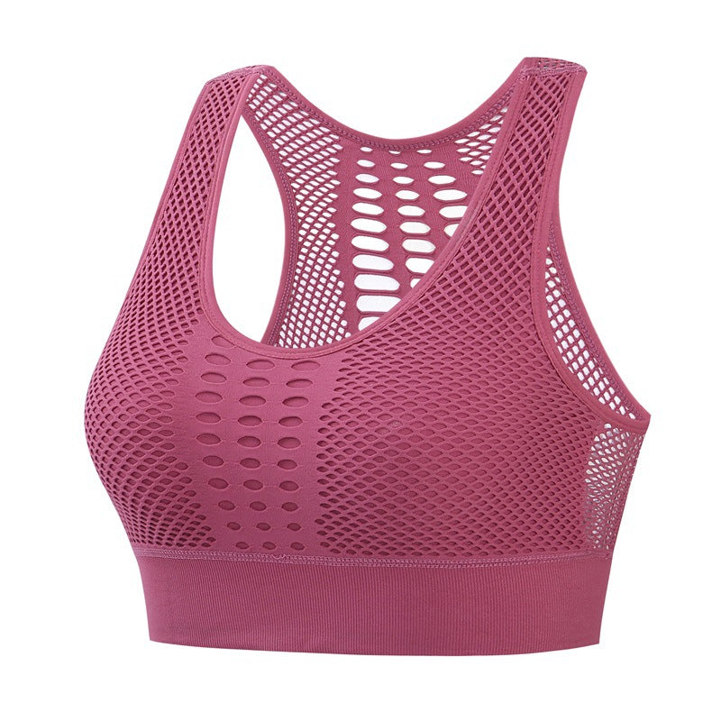 Women Sports Bra Sexy Brathable Mesh Sports Top from Eternal Gleams