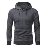 Men Sweatshirt Hoodie With Arm Zipper Long Sleeve Slim Tops from Eternal Gleams